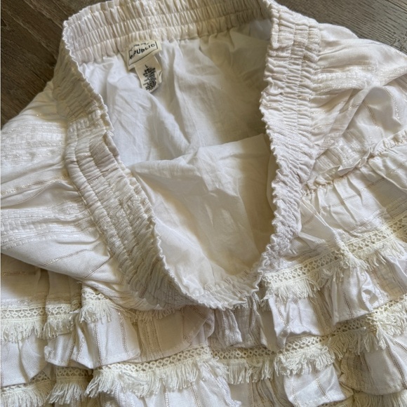 For The Republic Boho Ruffle Mini Skirt – Size L - Picture 10 of 11